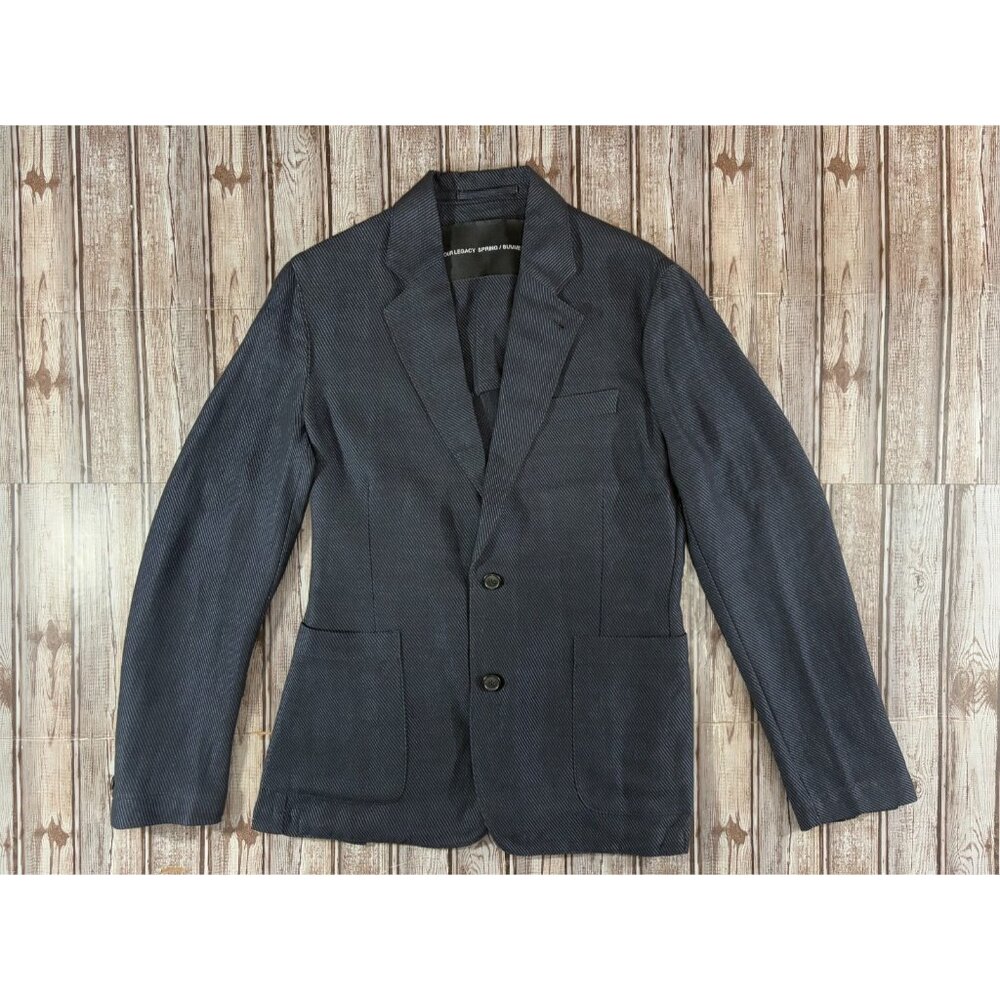 Our Legacy twill Linen blend chore Blazer sz EU 48 US 36 color indigo